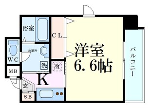 新大阪駅 徒歩5分 9階の物件間取画像